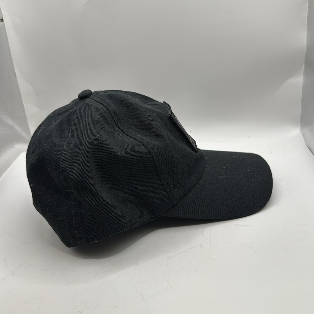 Black Dodge RAM Truck Built To Serve Hook & Loop Logo Baseball Cap Hat - Picture 3 of 11
